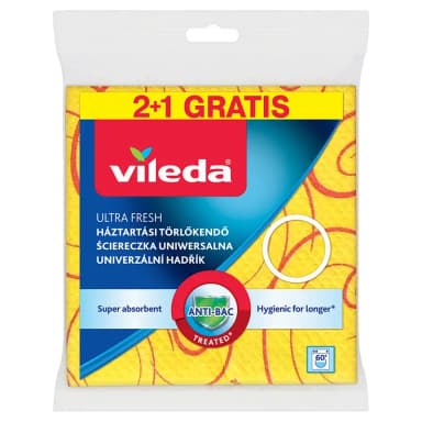 Ściereczka uniwersalna z jonami srebra VILEDA ULTRA FRESH (3szt.)