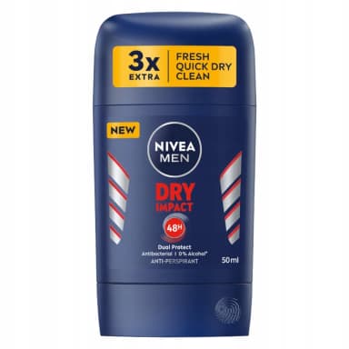 DEZODORANT W SZTYFCIE NIVEA DRY IMPACT 50ML DEZODORANT W SZTYFCIE NIVEA DRY IMPACT 50ML