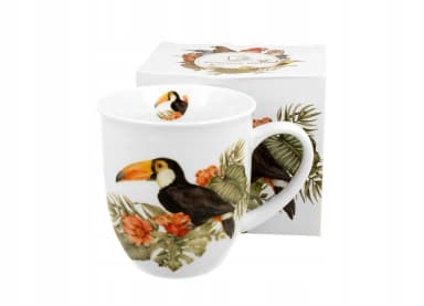 KUBEK PORCELANOWY PTASI ŚWIAT TUKAN 400ML KUBEK PORCELANOWY PTASI ŚWIAT TUKAN 400ML
