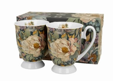 KUBEK NA STOPCE PEONY BLUE 340ML (2SZT) KUBEK NA STOPCE PEONY BLUE 340ML (2SZT)