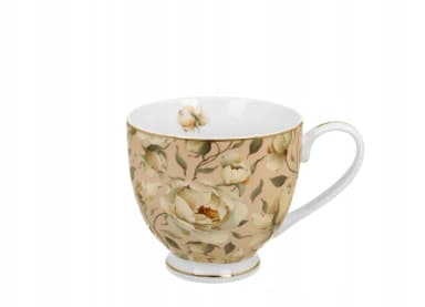 KUBEK NA STOPCE GOLDEN ENGLISH ROSES CREAM 530ML KUBEK NA STOPCE GOLDEN ENGLISH ROSES CREAM 530ML